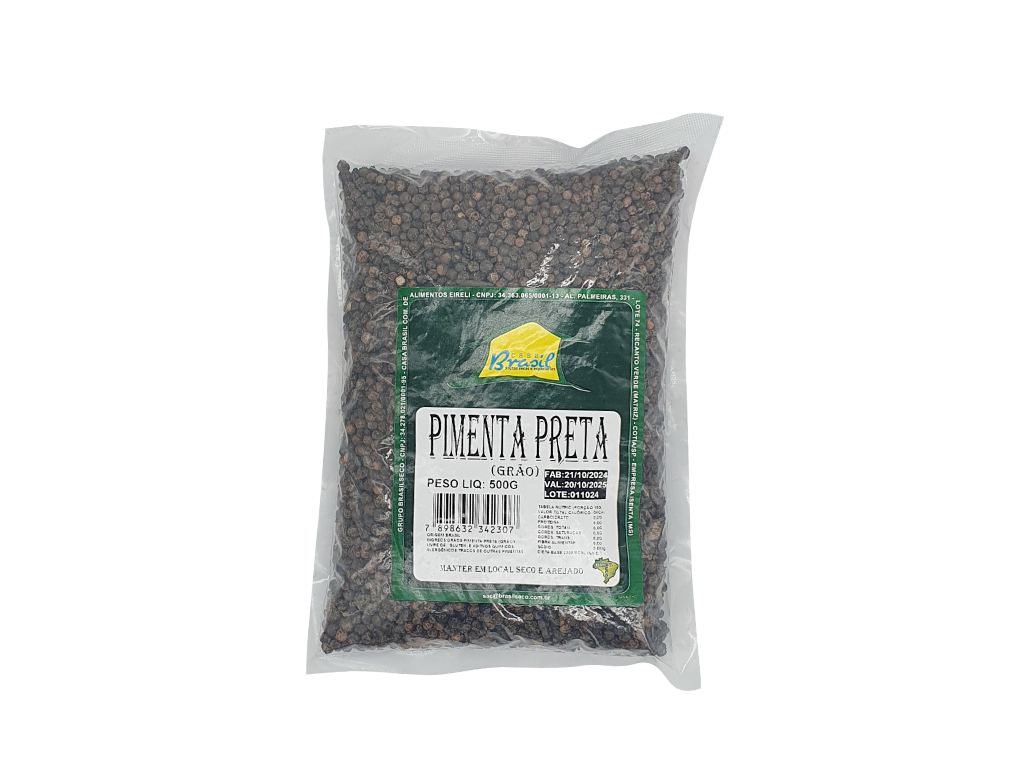 PIMENTA DO REINO EM GRÃOS BRASILSECO 500 G BLACK FRIDAY PMG ATACADISTA