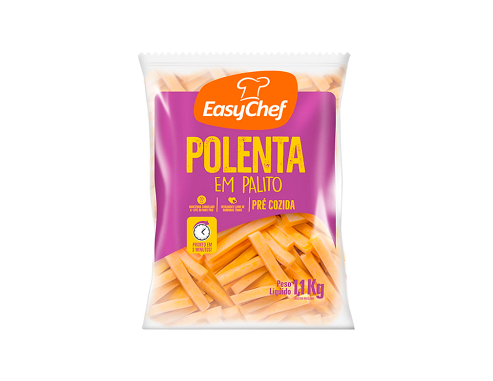 POLENTA CONGELADA EASY CHEF 1,1 KILO (CX 10 PCT) BLACK FRIDAY PMG ATACADISTA