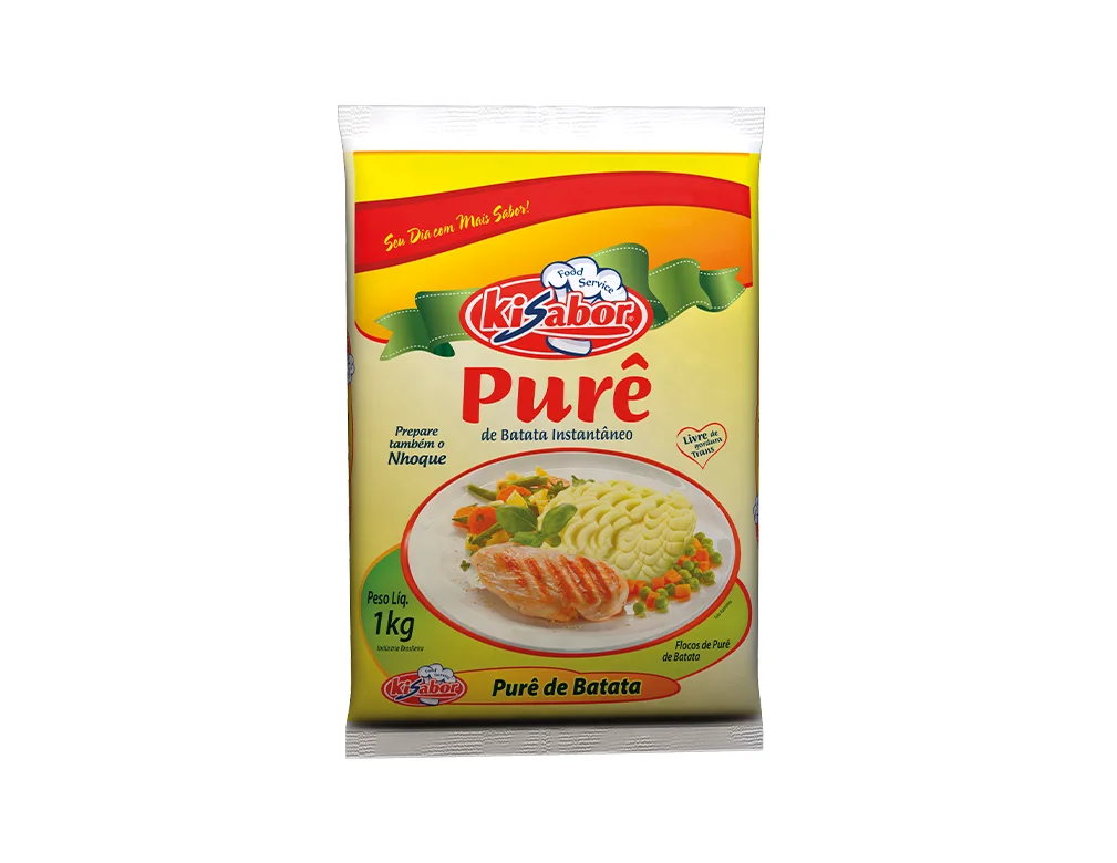 PURÊ DE BATATAS KISABOR 1 KILO BLACK FRIDAY PMG ATACADISTA