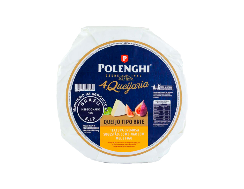 QUEIJO BRIE FORMA POLENGHI 1 KG BLACK FRIDAY PMG ATACADISTA