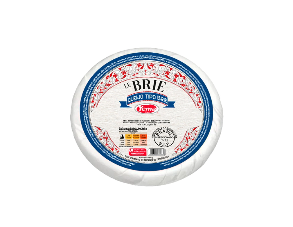 QUEIJO BRIE FORMA YEMA 1 KG BLACK FRIDAY PMG ATACADISTA