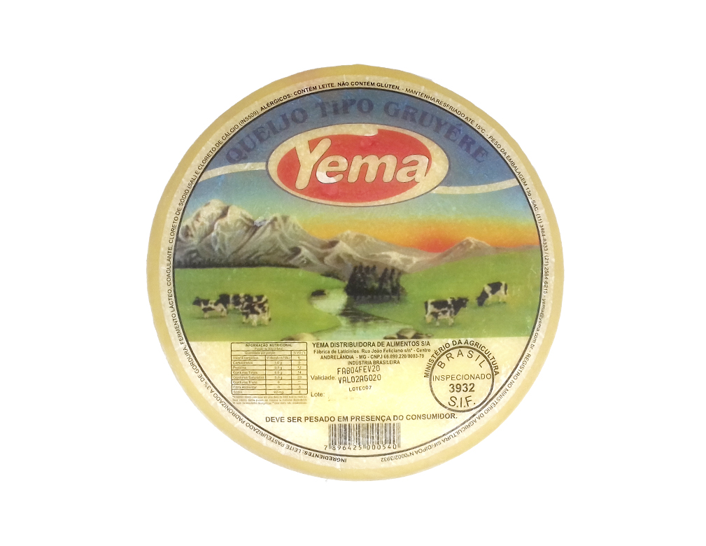 QUEIJO GRUYÉRE PEQUENO YEMA 7 KG BLACK FRIDAY PMG ATACADISTA