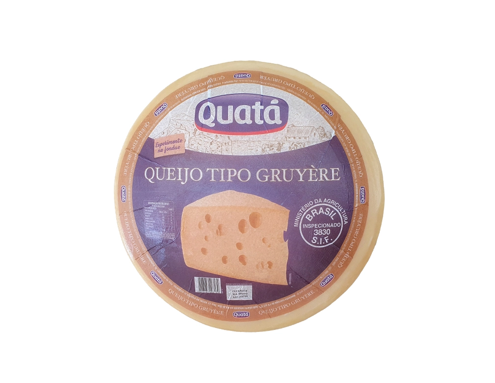 QUEIJO GRUYÉRE QUATÁ 12 KG BLACK FRIDAY PMG ATACADISTA