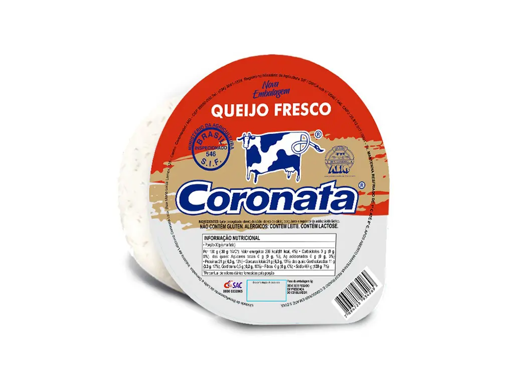 QUEIJO MINAS FRESCAL CORONATA 500 G BLACK FRIDAY PMG ATACADISTA