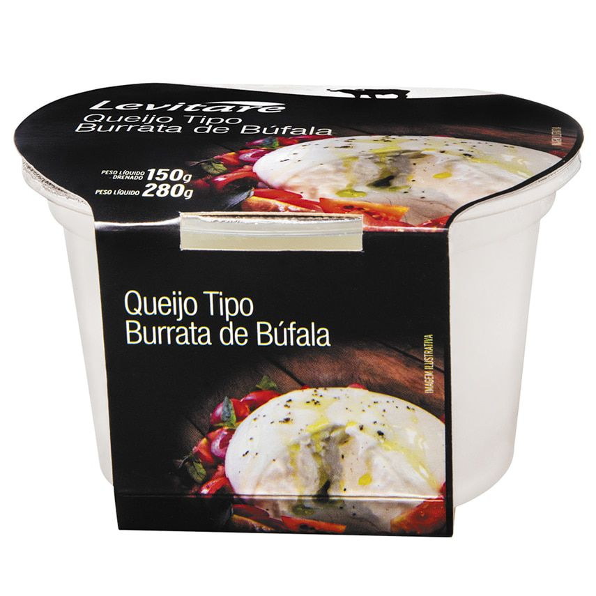 QUEIJO TIPO BURRATA DE BÚFALA LEVITARE 150 G BLACK FRIDAY PMG ATACADISTA