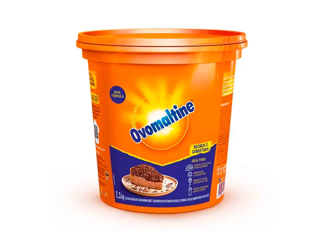 RECHEIO E COBERTURA SABOR OVOMALTINE 2,1 KILO BLACK FRIDAY PMG ATACADISTA