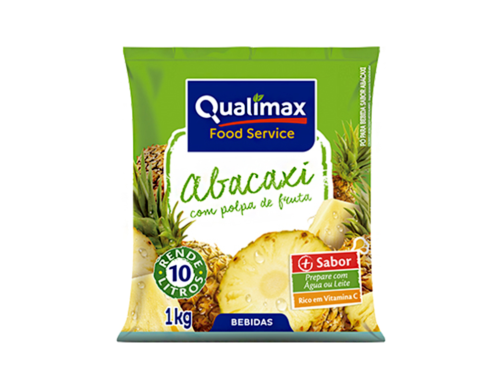REFRESCO ABACAXI QUALIMAX 1 KILO (CX 10 PCT) BLACK FRIDAY PMG ATACADISTA