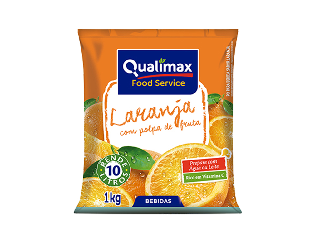 REFRESCO LARANJA QUALIMAX 1 KILO (CX 10 PCT) BLACK FRIDAY PMG ATACADISTA