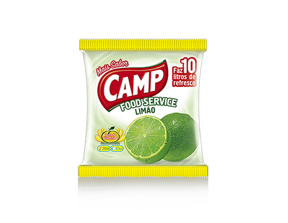 REFRESCO LIMÃO CAMP 150 G (CX 12 PCT) BLACK FRIDAY PMG ATACADISTA