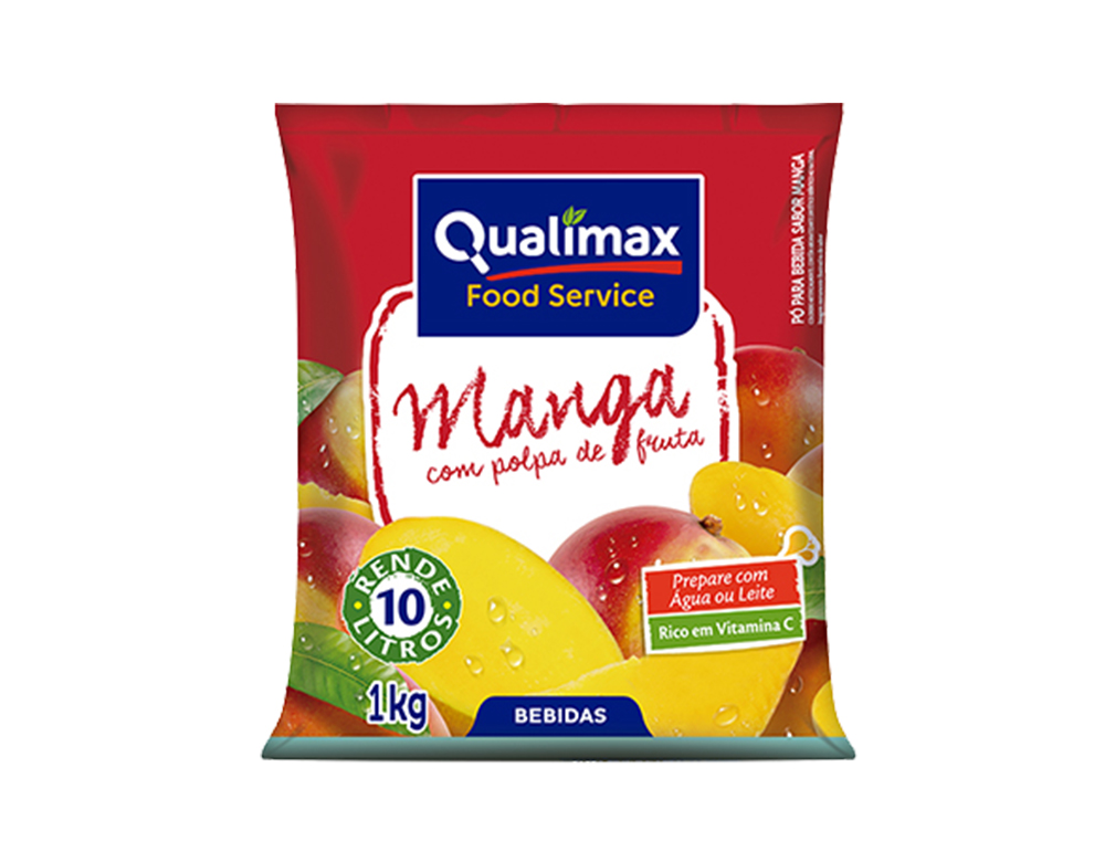 REFRESCO MANGA QUALIMAX 1 KILO (CX 10 PCT) BLACK FRIDAY PMG ATACADISTA