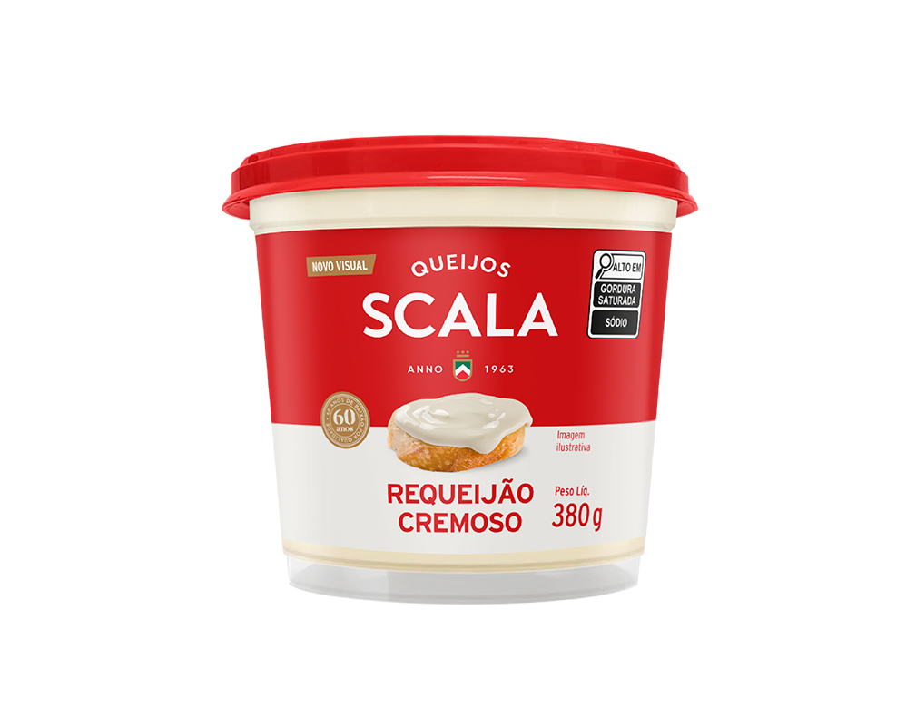 REQUEIJÃO COPO GRANDE SCALA SEM AMIDO 380 G (CX 12 UN) BLACK FRIDAY PMG ATACADISTA