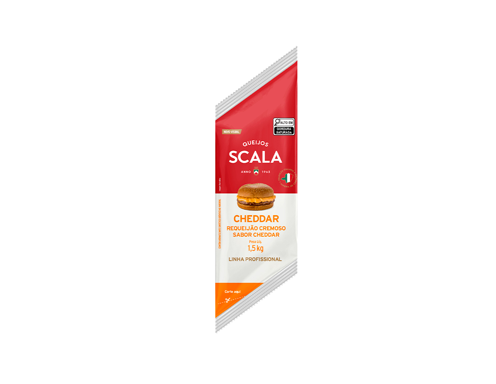 REQUEIJÃO SABOR CHEDDAR SCALA 1,5 KILO BLACK FRIDAY PMG ATACADISTA