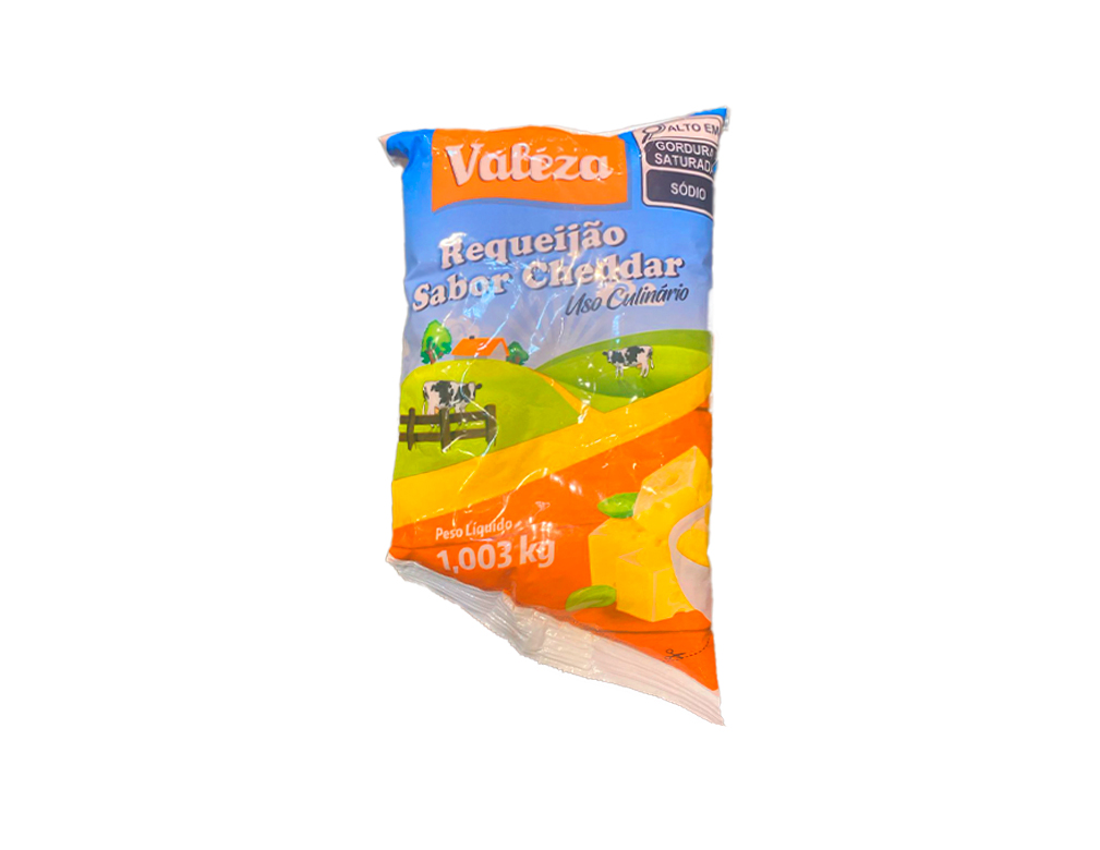 REQUEIJÃO SABOR CHEDDAR VALEZA 1,003 KILO BLACK FRIDAY PMG ATACADISTA