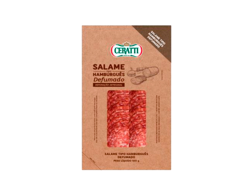 SALAME HAMBURGUÊS FATIADO DEFUMADO CERATTI 100 G PCT BLACK FRIDAY PMG ATACADISTA