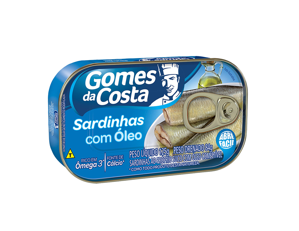 SARDINHAS EM ÓLEO GOMES DA COSTA 125 G (CX 50 LT) BLACK FRIDAY PMG ATACADISTA