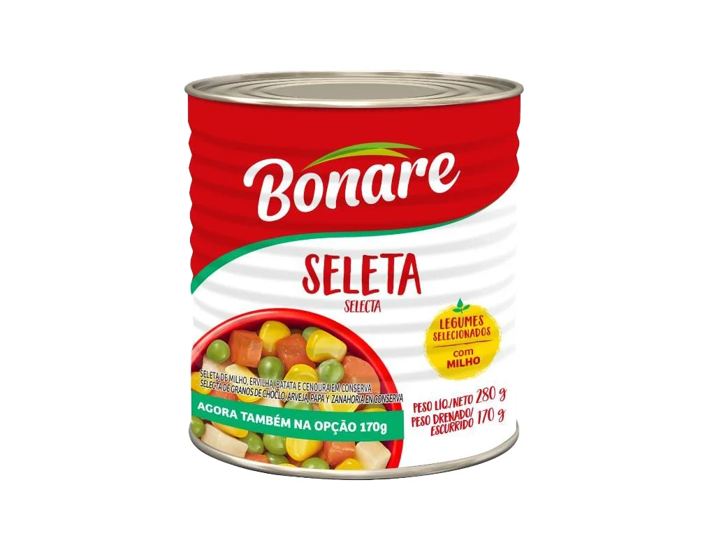 SELETA DE LEGUMES BONARE GOIĆS VERDE 170 G (CX 24 LT) BLACK FRIDAY PMG ATACADISTA