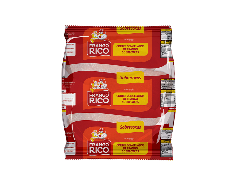 SOBRECOXAS DE FRANGO CONGELADAS COM OSSO RICO (CX 20 KILO) BLACK FRIDAY PMG ATACADISTA