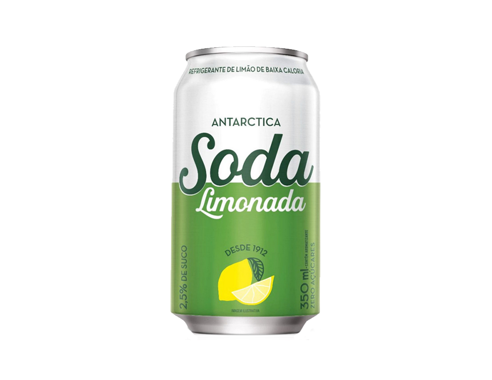 SODA ANTARCTICA LIMONADA ZERO AÇÚCARES LATA 350 ML (PCT 12 LT) BLACK FRIDAY PMG ATACADISTA