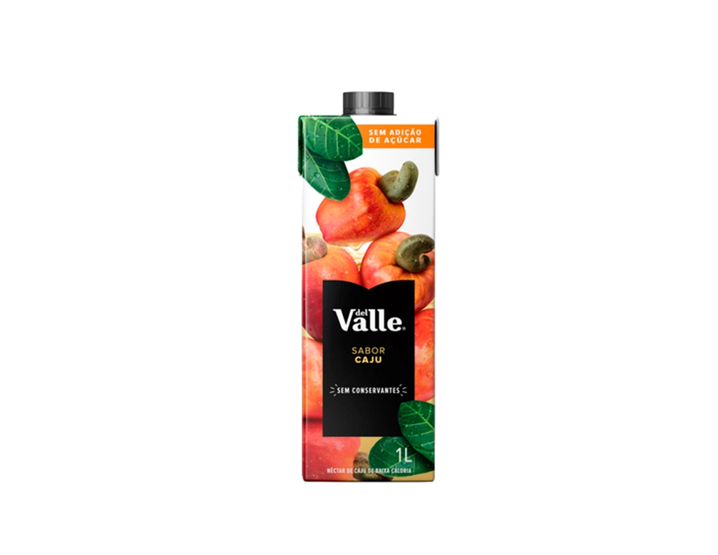 SUCO DEL VALLE CAJU SEM ADIĆĆO DE AĆĆCAR TETRA PACK 1 L (CX 6 UN) BLACK FRIDAY PMG ATACADISTA