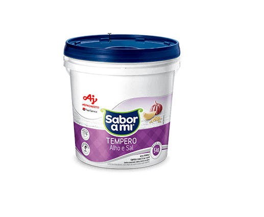 TEMPERO ALHO E SAL FOOD SERVICE SABOR AMI AJINOMOTO 5 KILO BLACK FRIDAY PMG ATACADISTA