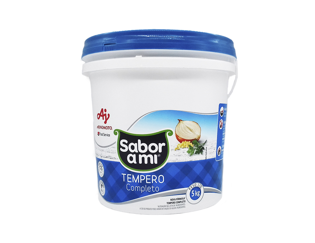 TEMPERO COMPLETO FOOD SERVICE SABOR AMI AJINOMOTO 5 KILO BLACK FRIDAY PMG ATACADISTA
