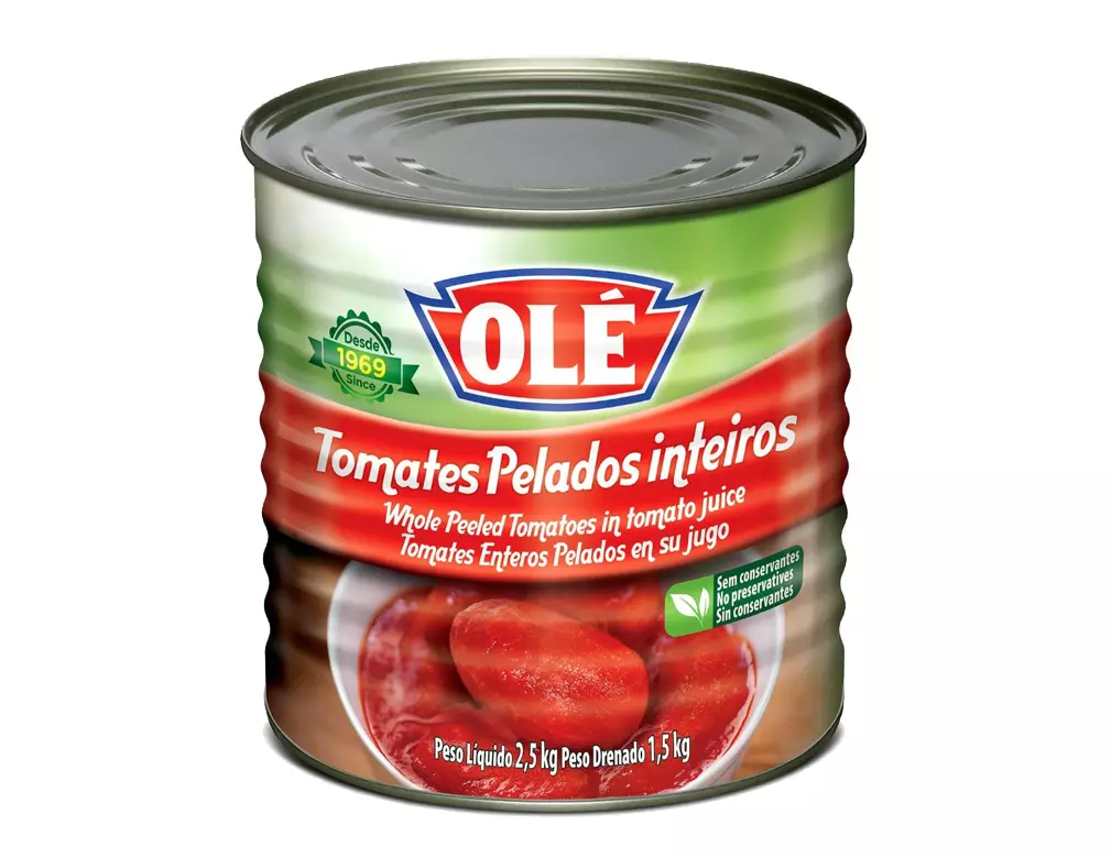 TOMATE PELADO INTEIRO OLÉ 2,5 KILO BLACK FRIDAY PMG ATACADISTA
