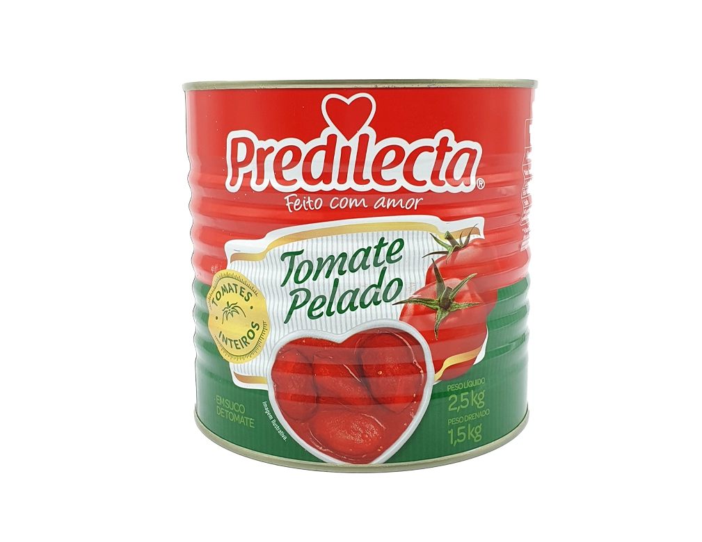 TOMATE PELADO INTEIRO PREDILECTA 2,5 KILO BLACK FRIDAY PMG ATACADISTA