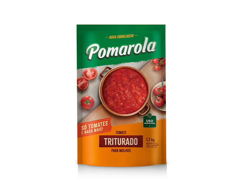 TOMATE TRITURADO POMAROLA 1,7 KILO (CX 6 BAG) BLACK FRIDAY PMG ATACADISTA