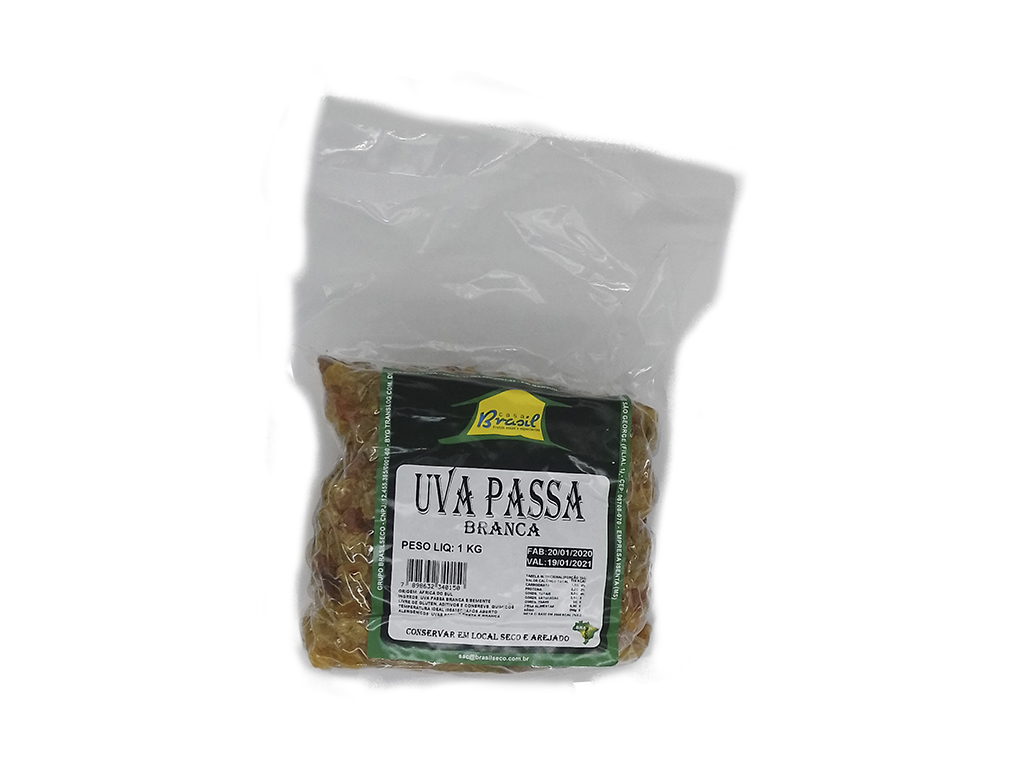 UVA PASSA BRANCA SEM SEMENTE BRASILSECO 1 KILO BLACK FRIDAY PMG ATACADISTA