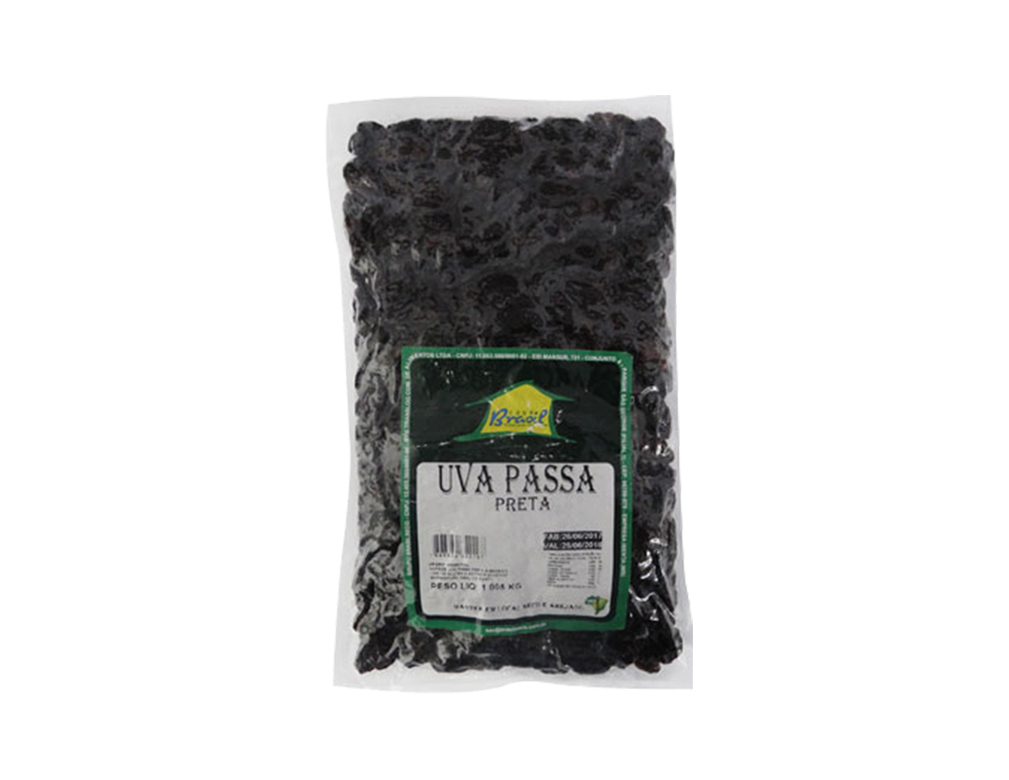 UVA PASSA PRETA SEM SEMENTE BRASILSECO 1 KILO BLACK FRIDAY PMG ATACADISTA