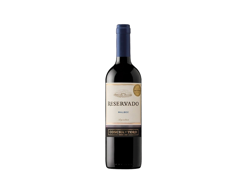 VINHO ARGENTINO TINTO MEIO SECO MALBEC RESERVADO CONCHA Y TORO 750 ML BLACK FRIDAY PMG ATACADISTA