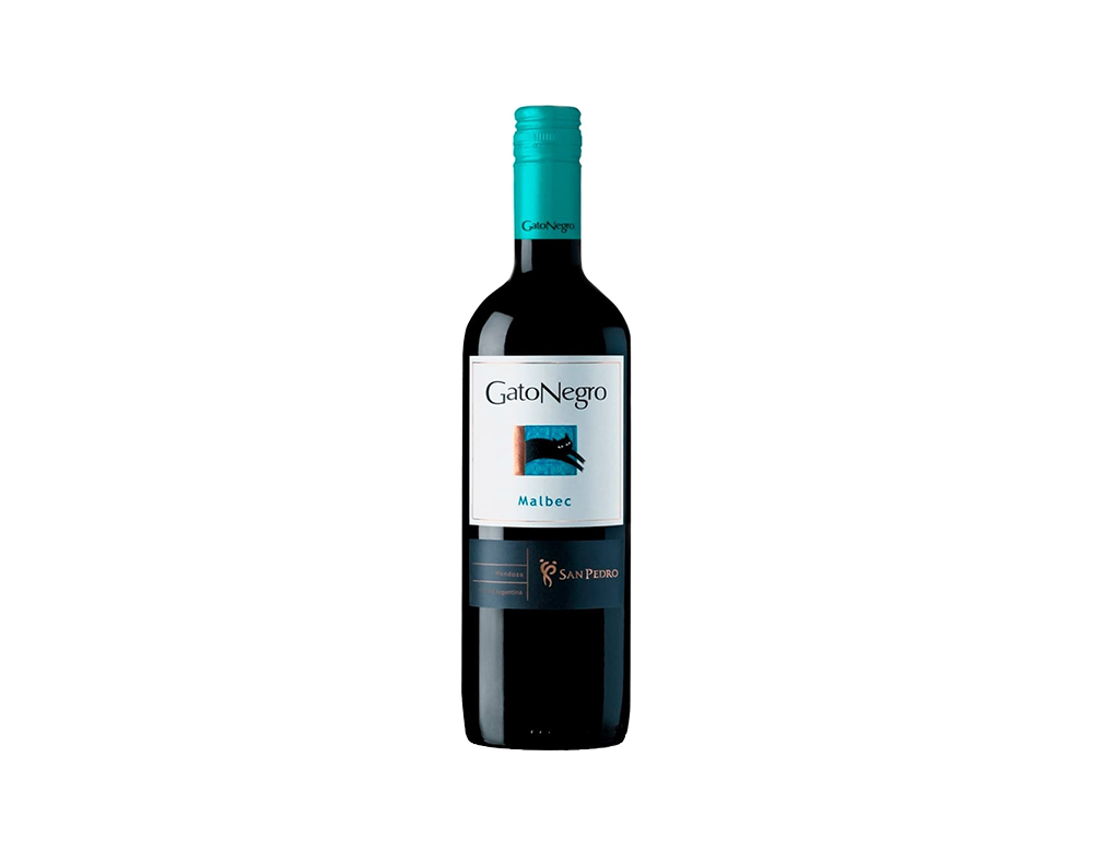 VINHO ARGENTINO TINTO SECO GATO NEGRO MALBEC SAN PEDRO 750 ML BLACK FRIDAY PMG ATACADISTA
