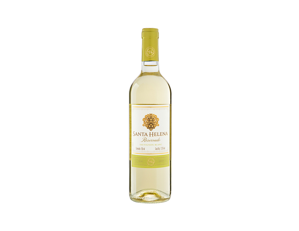 VINHO CHILENO BRANCO SECO SAUVIGNON BLANC RESERVADO SANTA HELENA 750 ML BLACK FRIDAY PMG ATACADISTA