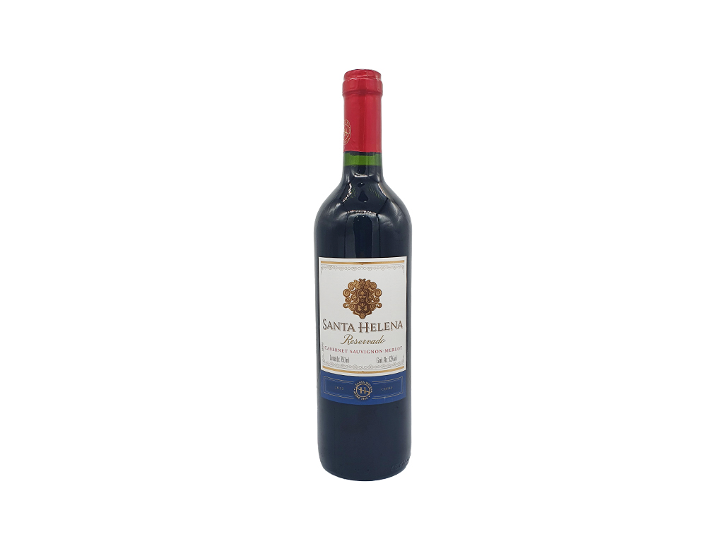VINHO CHILENO TINTO MEIO SECO CABERNET SAUVIGNON MERLOT RESERVADO SANTA HELENA 750 ML BLACK FRIDAY PMG ATACADISTA