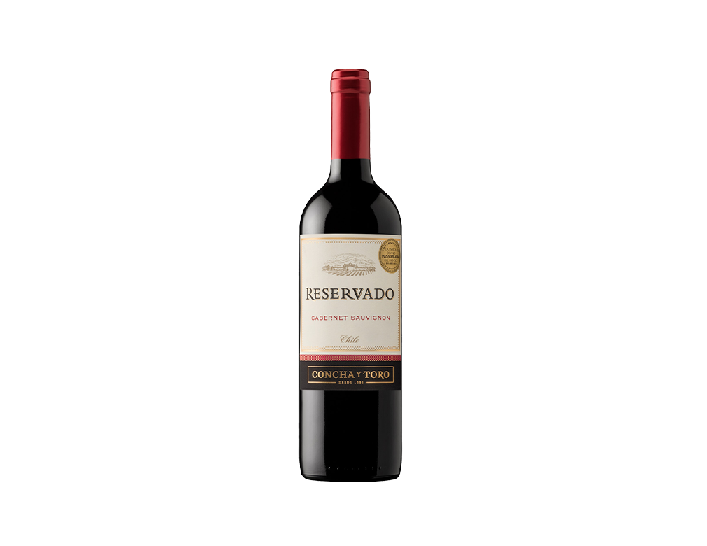 VINHO CHILENO TINTO MEIO SECO CABERNET SAUVIGNON RESERVADO CONCHA Y TORO 750 ML BLACK FRIDAY PMG ATACADISTA
