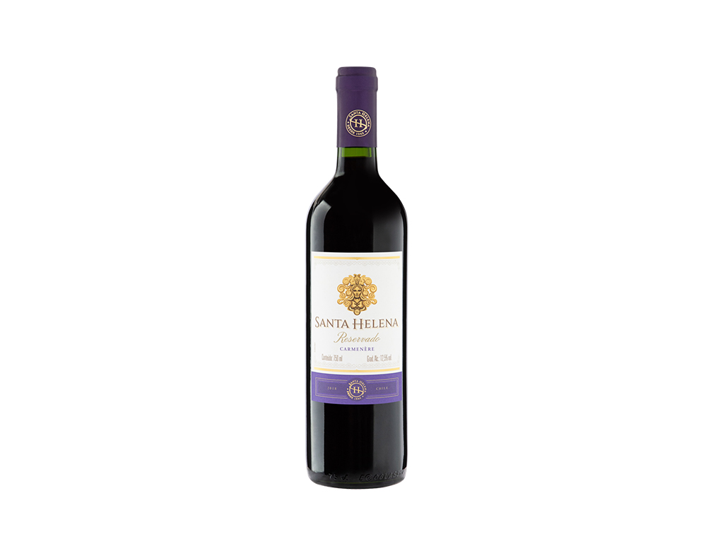 VINHO CHILENO TINTO MEIO SECO CARMENÉRE RESERVADO SANTA HELENA 750 ML BLACK FRIDAY PMG ATACADISTA