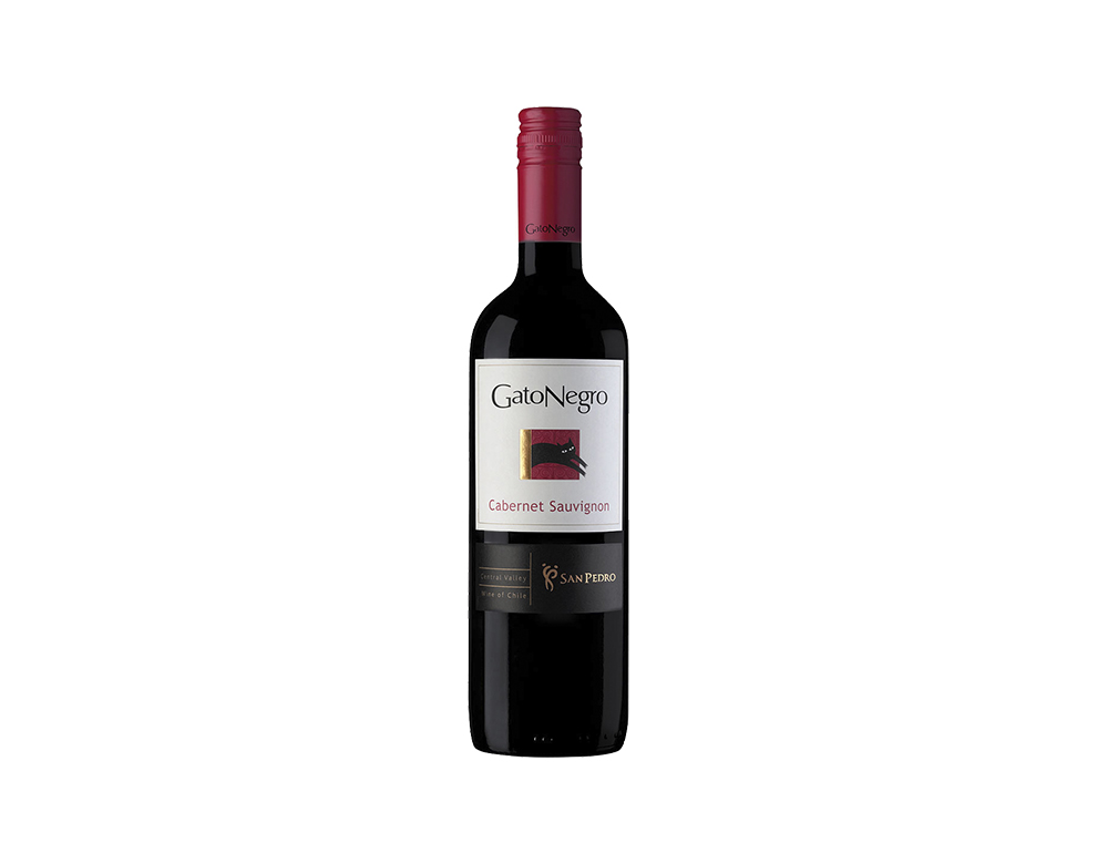 VINHO CHILENO TINTO MEIO SECO GATO NEGRO CABERNET SAUVIGNON SAN PEDRO 750 ML BLACK FRIDAY PMG ATACADISTA