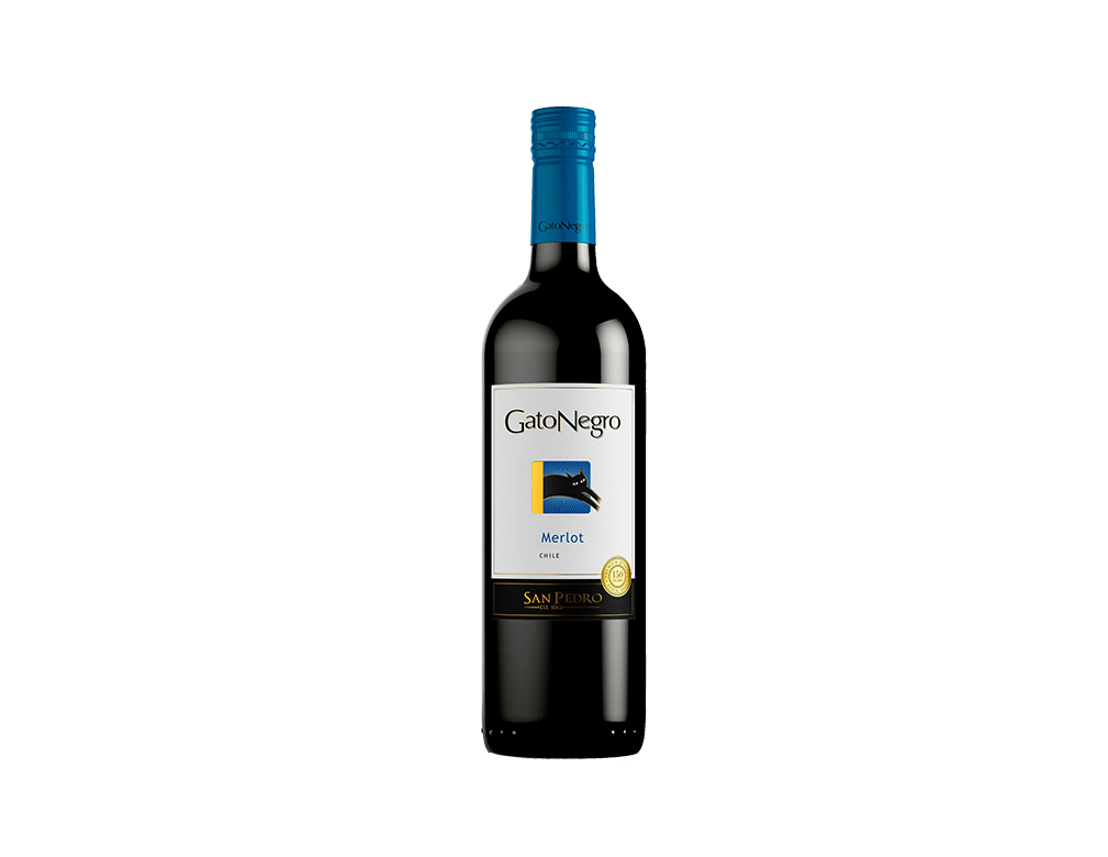 VINHO CHILENO TINTO MEIO SECO GATO NEGRO MERLOT SAN PEDRO 750 ML BLACK FRIDAY PMG ATACADISTA