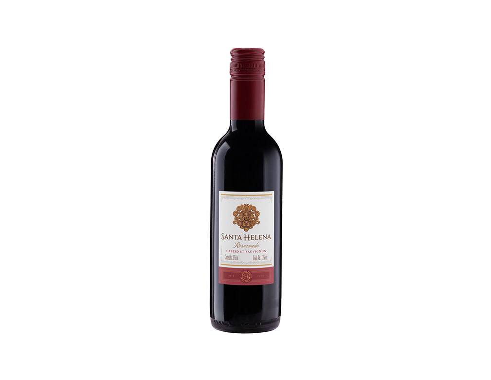 VINHO PEQUENO CHILENO TINTO MEIO SECO CABERNET SAUVIGNON RESERVADO SANTA HELENA 375 ML BLACK FRIDAY PMG ATACADISTA