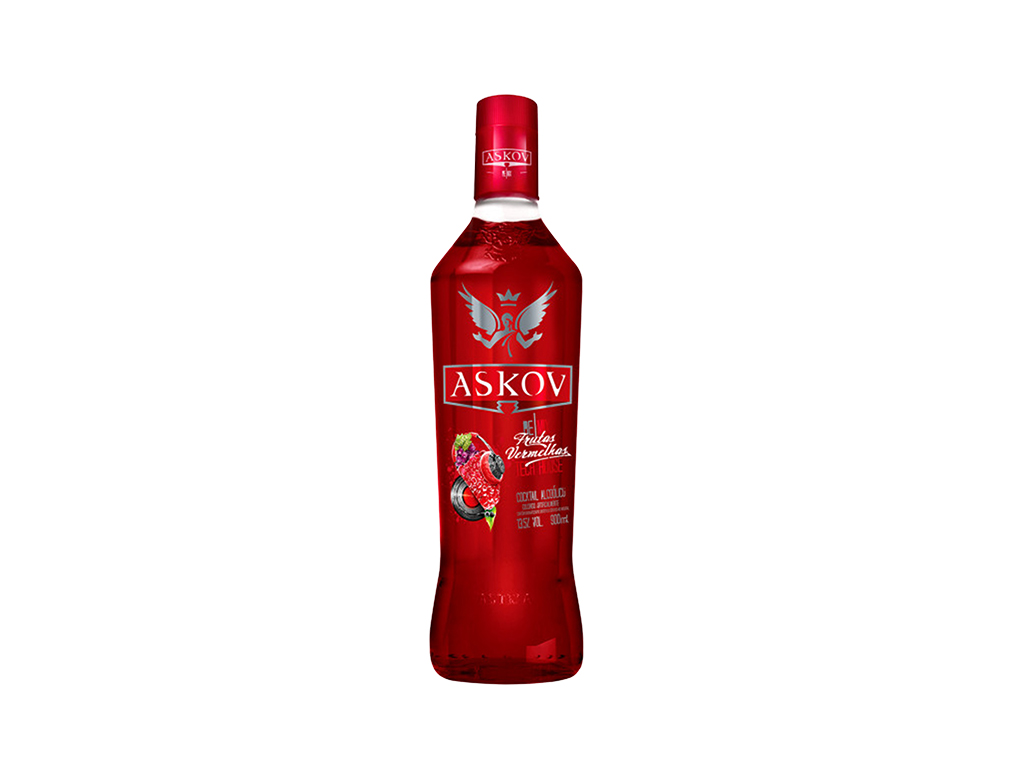 VODKA ASKOV FRUTAS VERMELHAS 900 ML BLACK FRIDAY PMG ATACADISTA