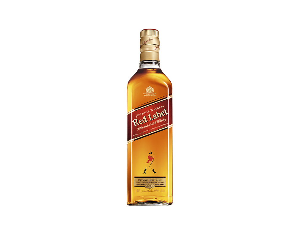 WHISKY JOHNNIE WALKER RED LABEL 1 L BLACK FRIDAY PMG ATACADISTA